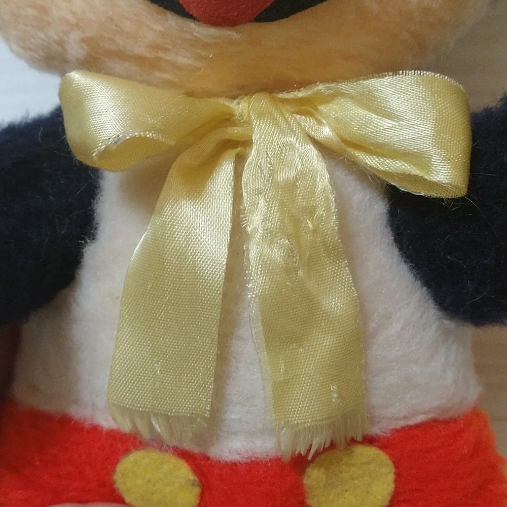 Vintage 1950's Walt Disney Mickey Mouse Plush Doll 15" California Stuffed Toys - Picture 3 of 6